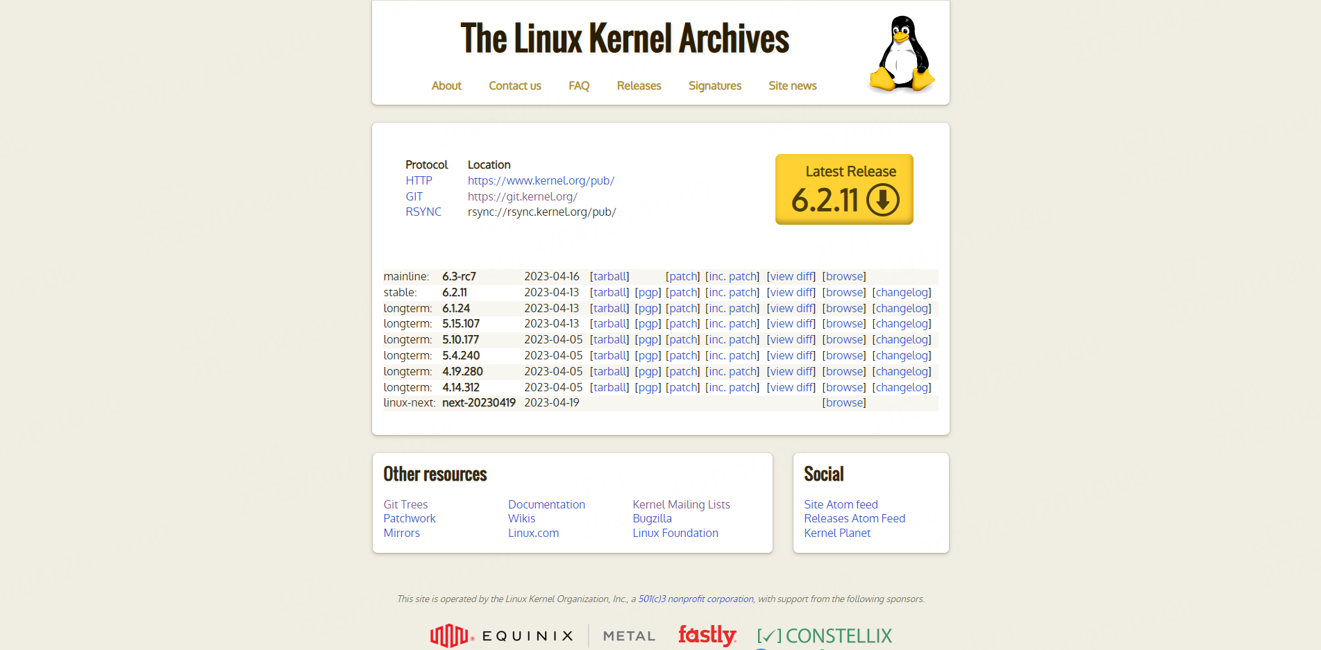 Linux官方站点