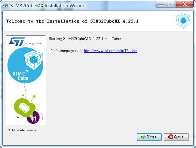 STM32CubeMX启动安装