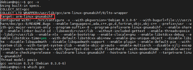 Debian GCC