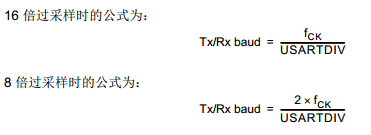 公式 20‑11 波特率计算