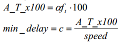 最小时间间隔公式
