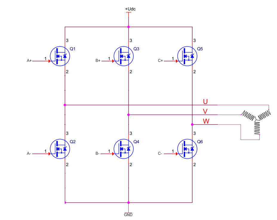 三相六臂全桥驱动电路原理
