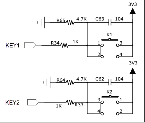 图 17‑3 按键电路设计