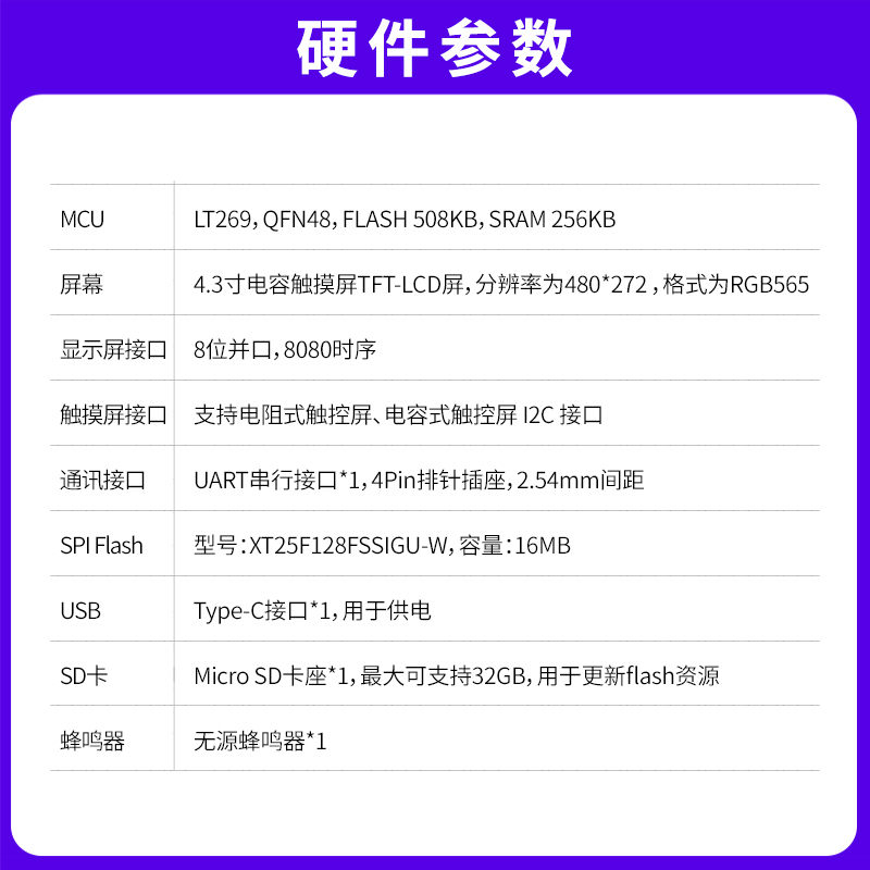 野火乐升LT269_4.3寸串口屏_1_2