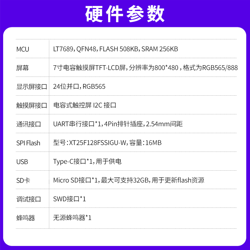 野火乐升LT7689_7寸串口屏_4